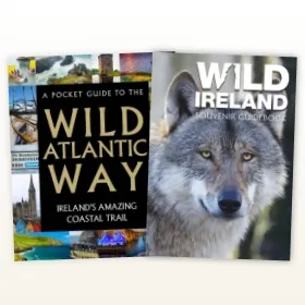 Wild Atlantic way book and Wild Ireland Souvenir Guide 