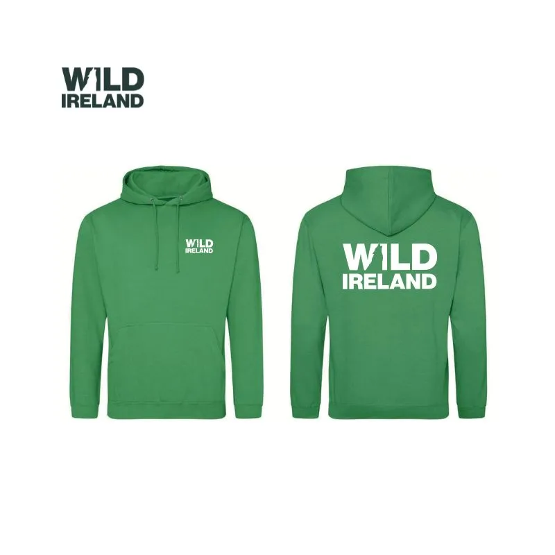 Wild Ireland branded kids hoodies