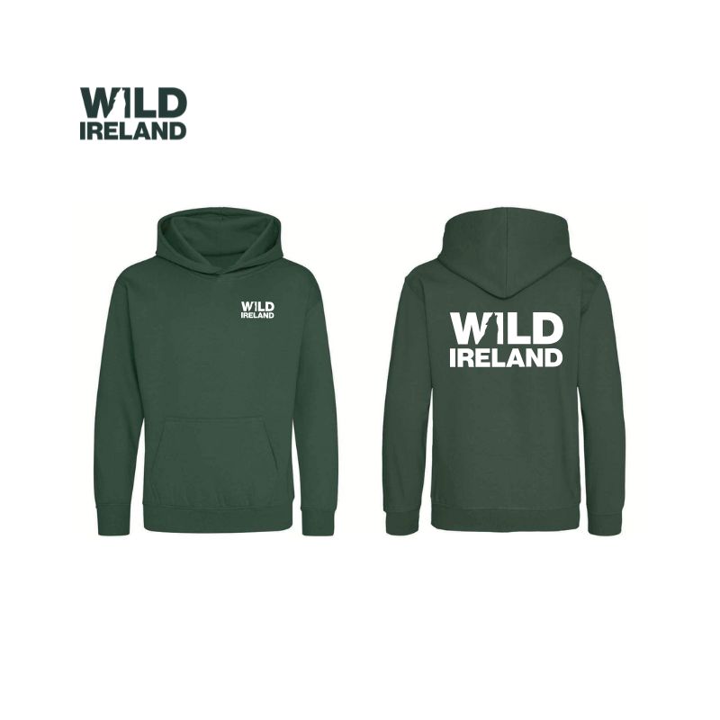 Wild Ireland Hoodie (Kids) 3 - 4 years old Bottle Green