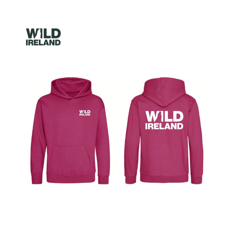 Wild Ireland Hoodie (Kids) 3 - 4 years old Hot Pink