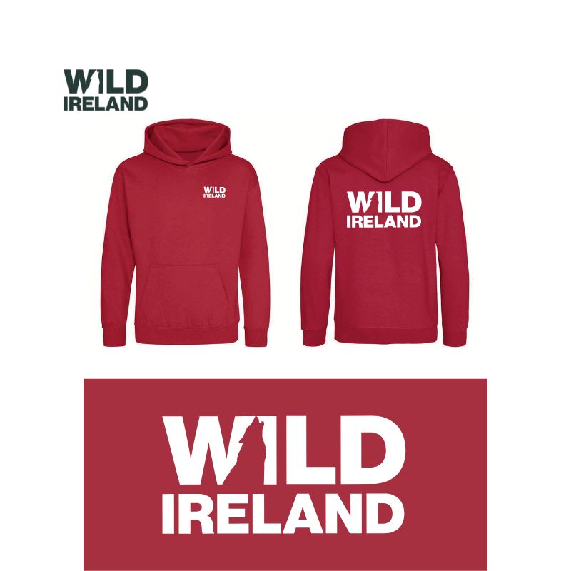 Wild Ireland Hoodie (Kids) 3 - 4 years old Fire Red