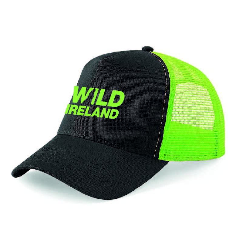 Wild Ireland Trucker Hat Black and Green