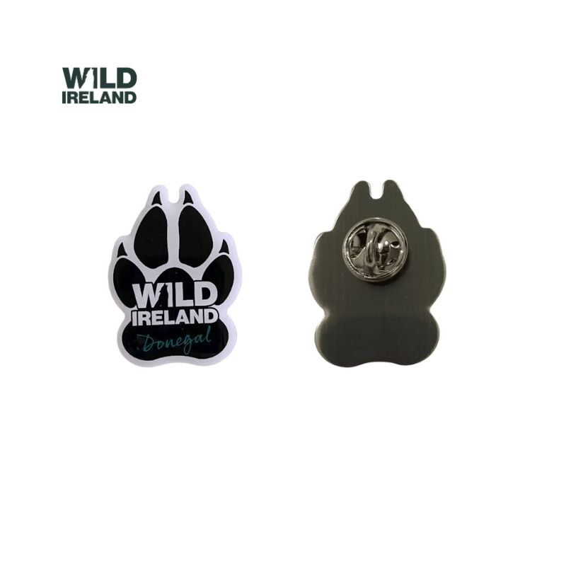 Bear Paw Pin Badge