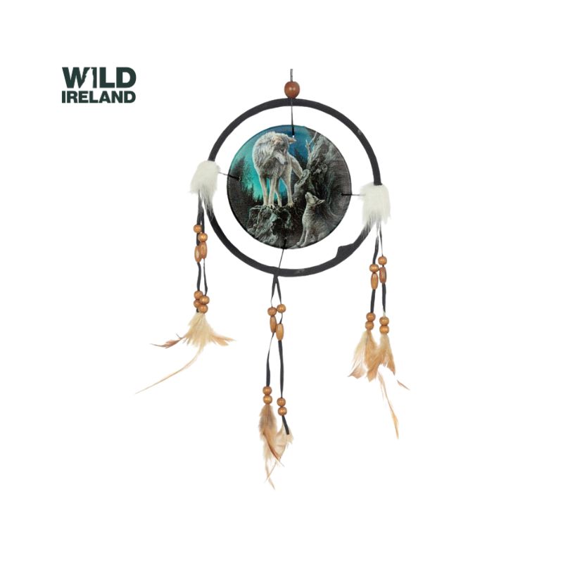 Wolf Dream Catcher Small