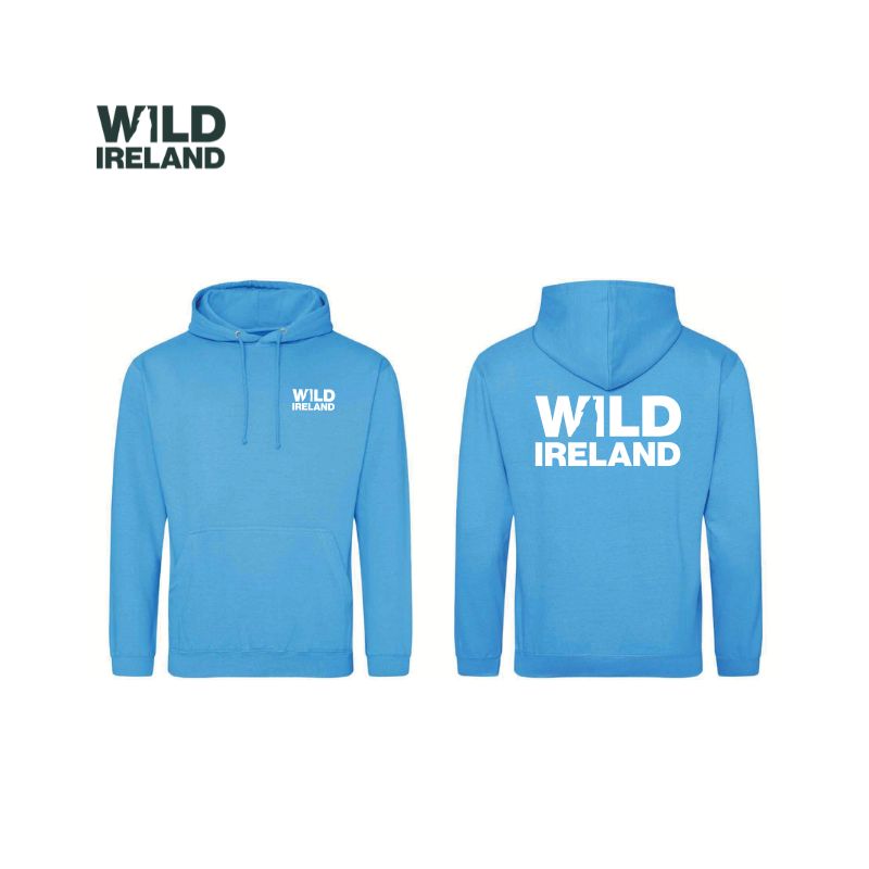 Wild Ireland Hoodie (Adult) XS Hawaiian Blue