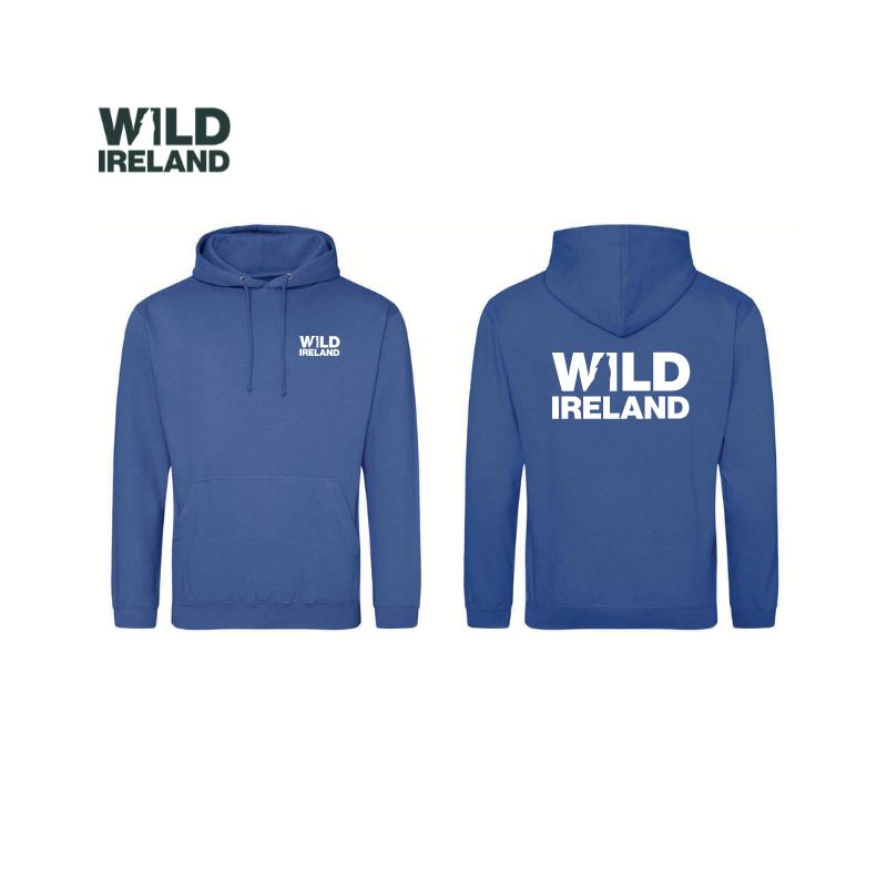 Wild Ireland Hoodie (Adult) S Royal Blue