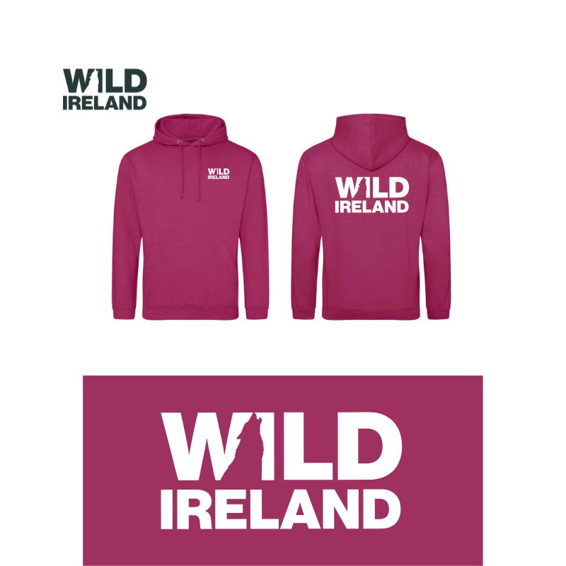 Wild Ireland Hoodie (Adult) S Hot Pink