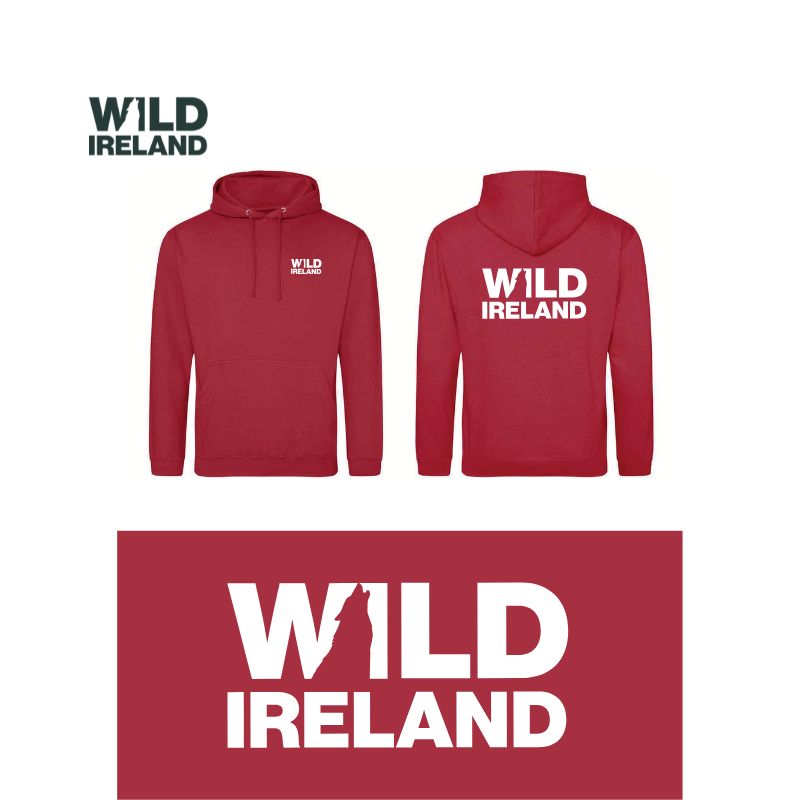 Wild Ireland Hoodie (Adult) S Fire Red